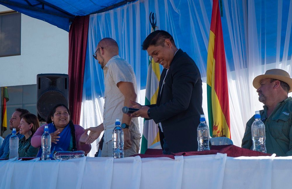 Speakers at the conference ceremony